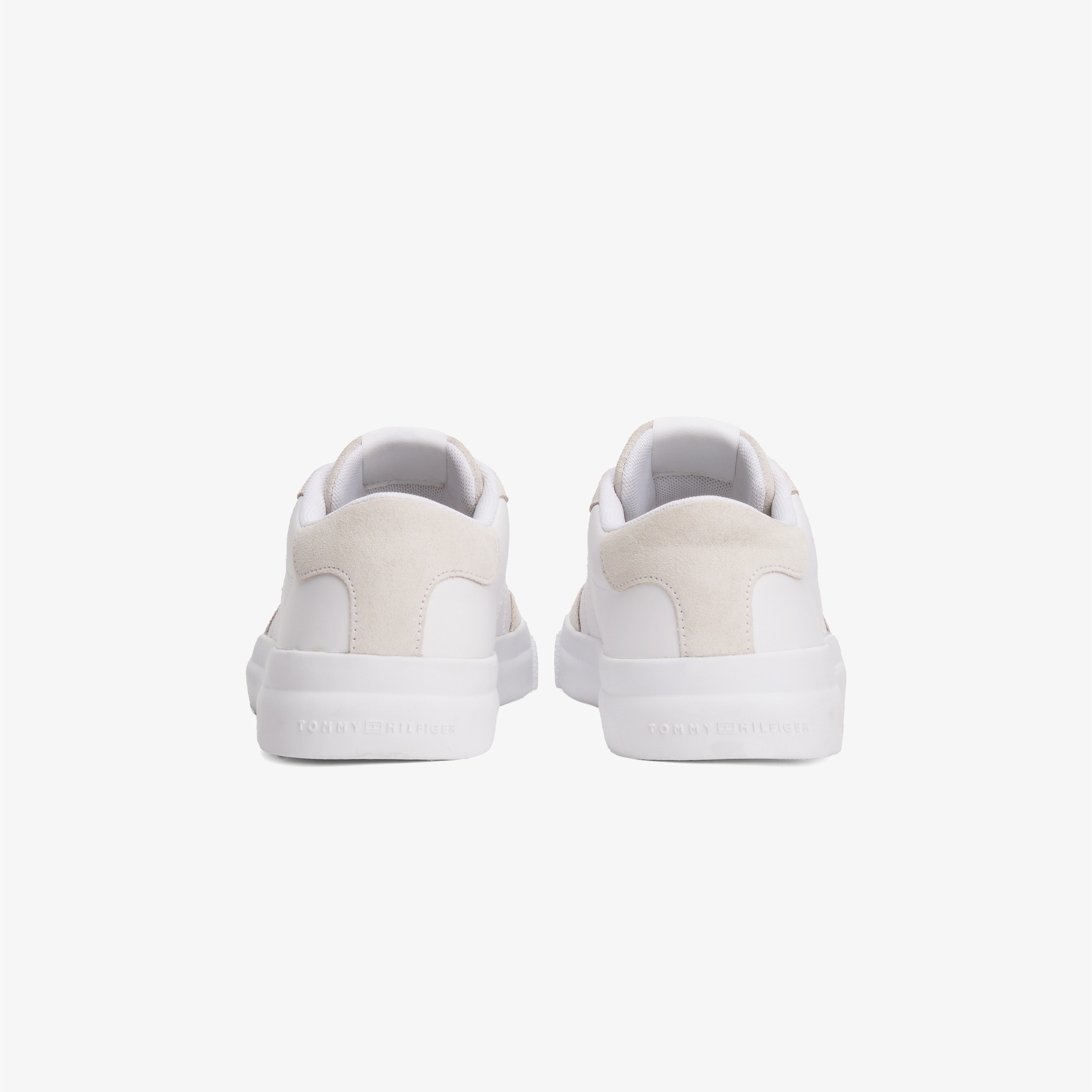 Tommy Hilfiger Cupset Leather Summer Erkek Beyaz Sneaker