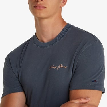  Tommy Jeans Sailing Erkek Lacivert T-Shirt