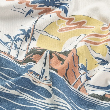  Tommy Jeans Reg Sig Sailing Ext Erkek Beyaz T-Shirt