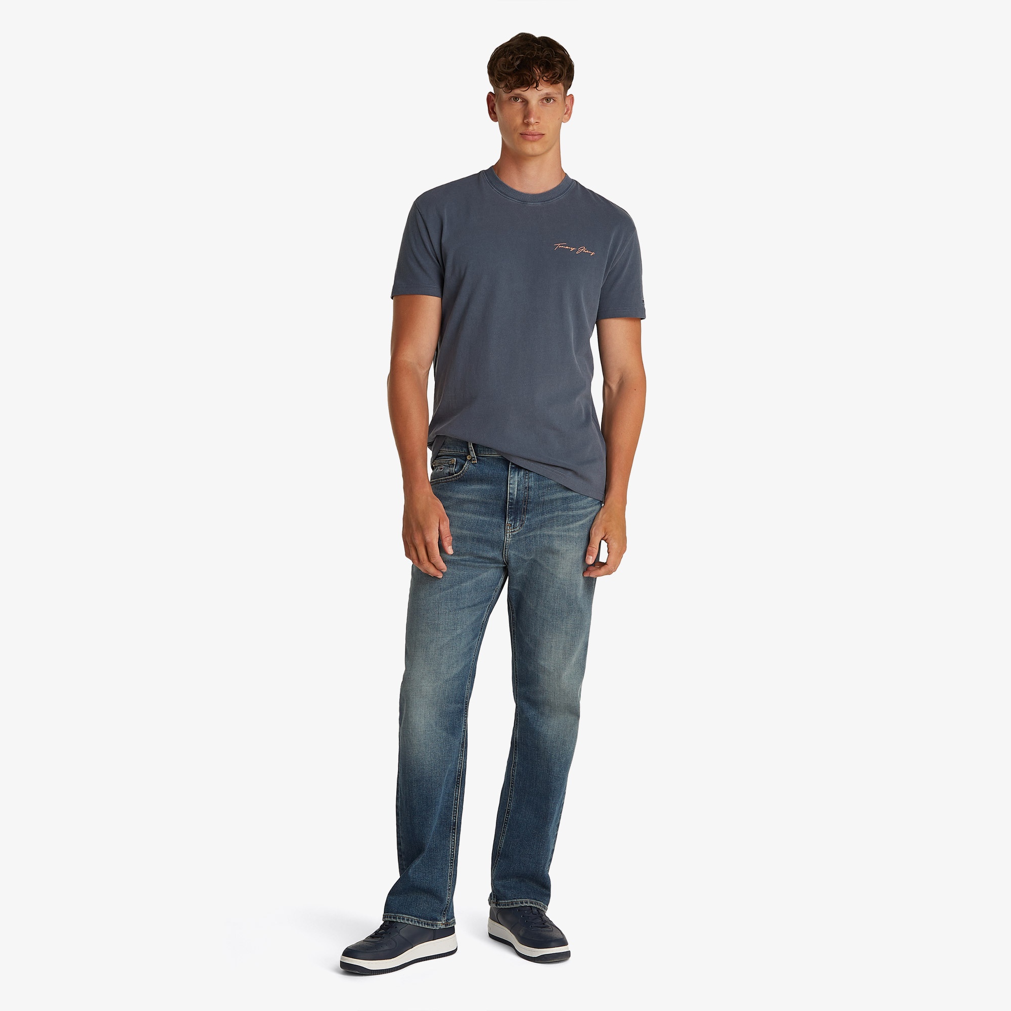 Tommy Jeans Sailing Erkek Lacivert T-Shirt