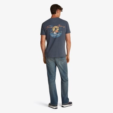  Tommy Jeans Sailing Erkek Lacivert T-Shirt