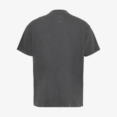  Tommy Jeans Relax Label Erkek Gri T-Shirt