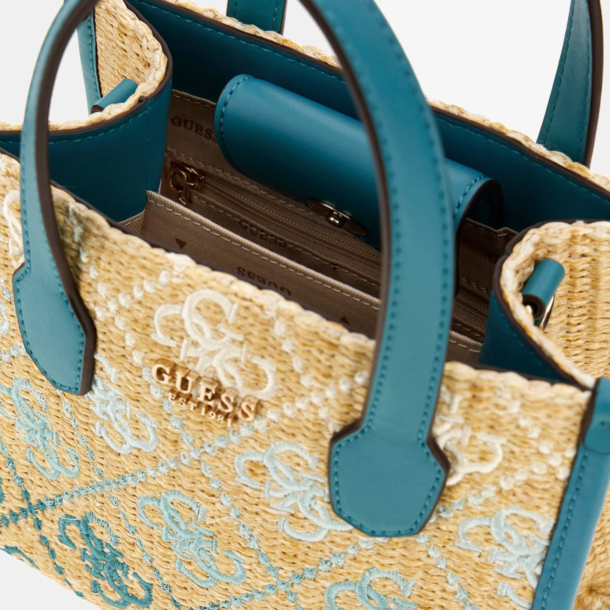 Guess Silvana Mini Tote Kadın Renkli El Çantası