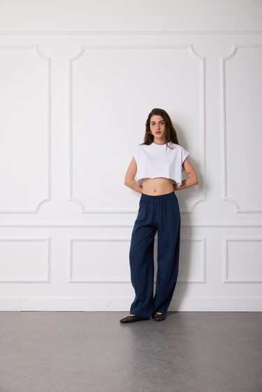  Baskılı Crop Tshirt