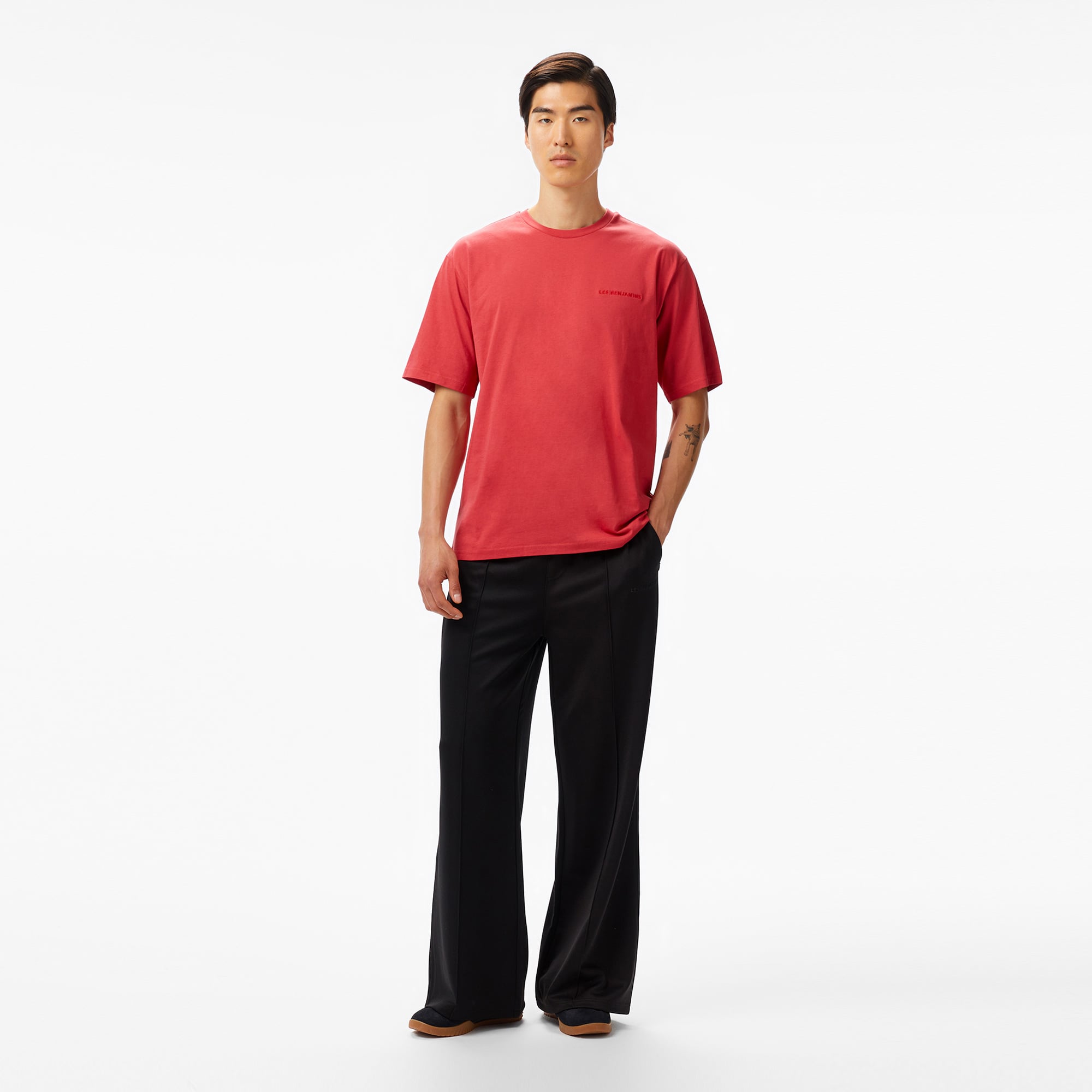  Les Benjamins 402 Erkek Siyah Bol Paça Pantolon