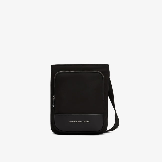  Tommy Hilfiger Business Nylon Mini Crossover Erkek Siyah El Çantası