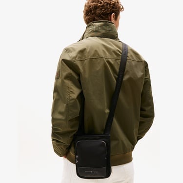  Tommy Hilfiger Business Nylon Mini Crossover Erkek Siyah El Çantası