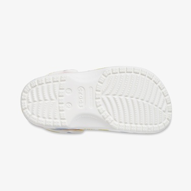  Crocs Classic Pastel Pets Clog Çocuk Beyaz Terlik