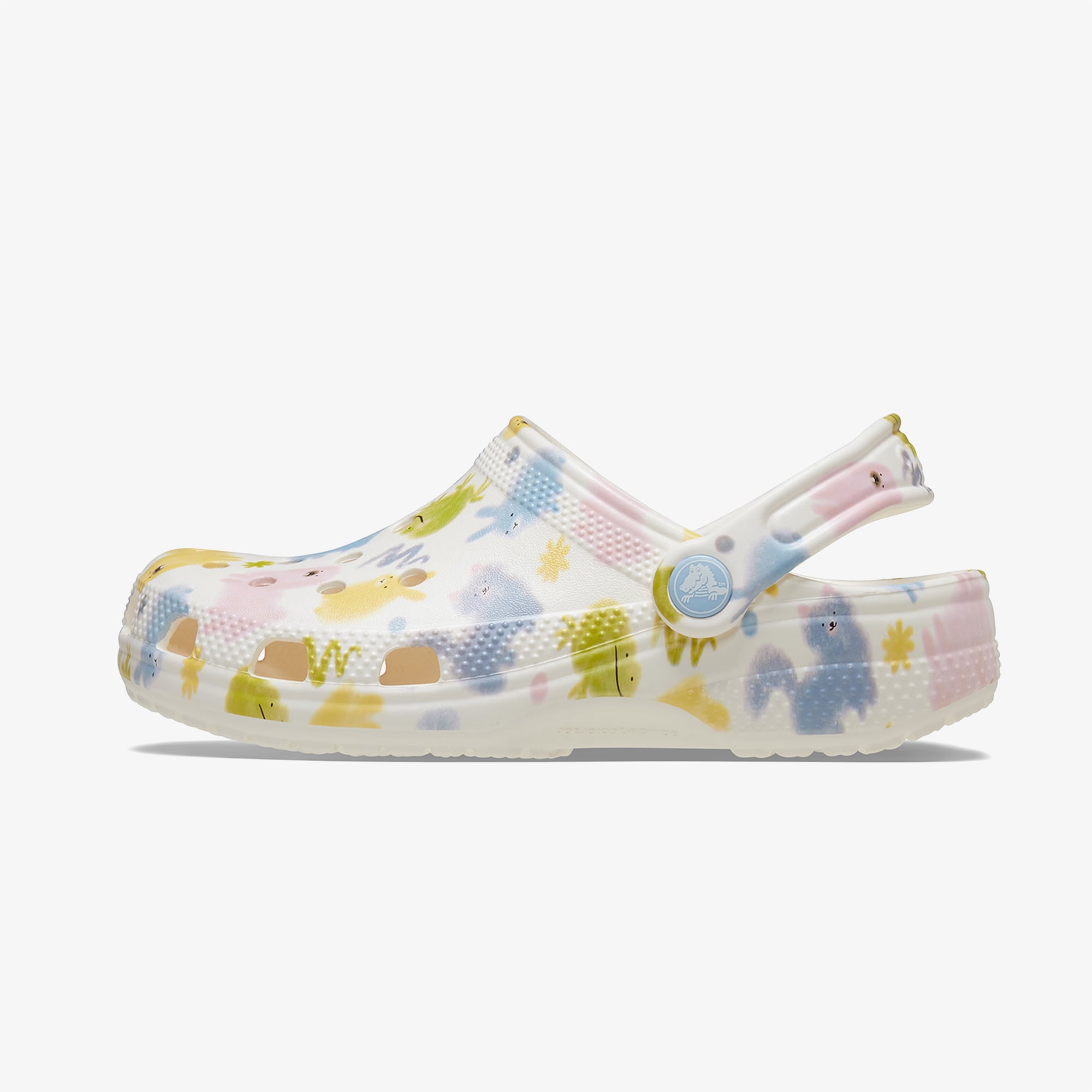 Crocs Crocs Classic Pastel Pets Clog Çocuk Beyaz Terlik Sandalet & Terlik | FashFed Beyaz - 6. görsel