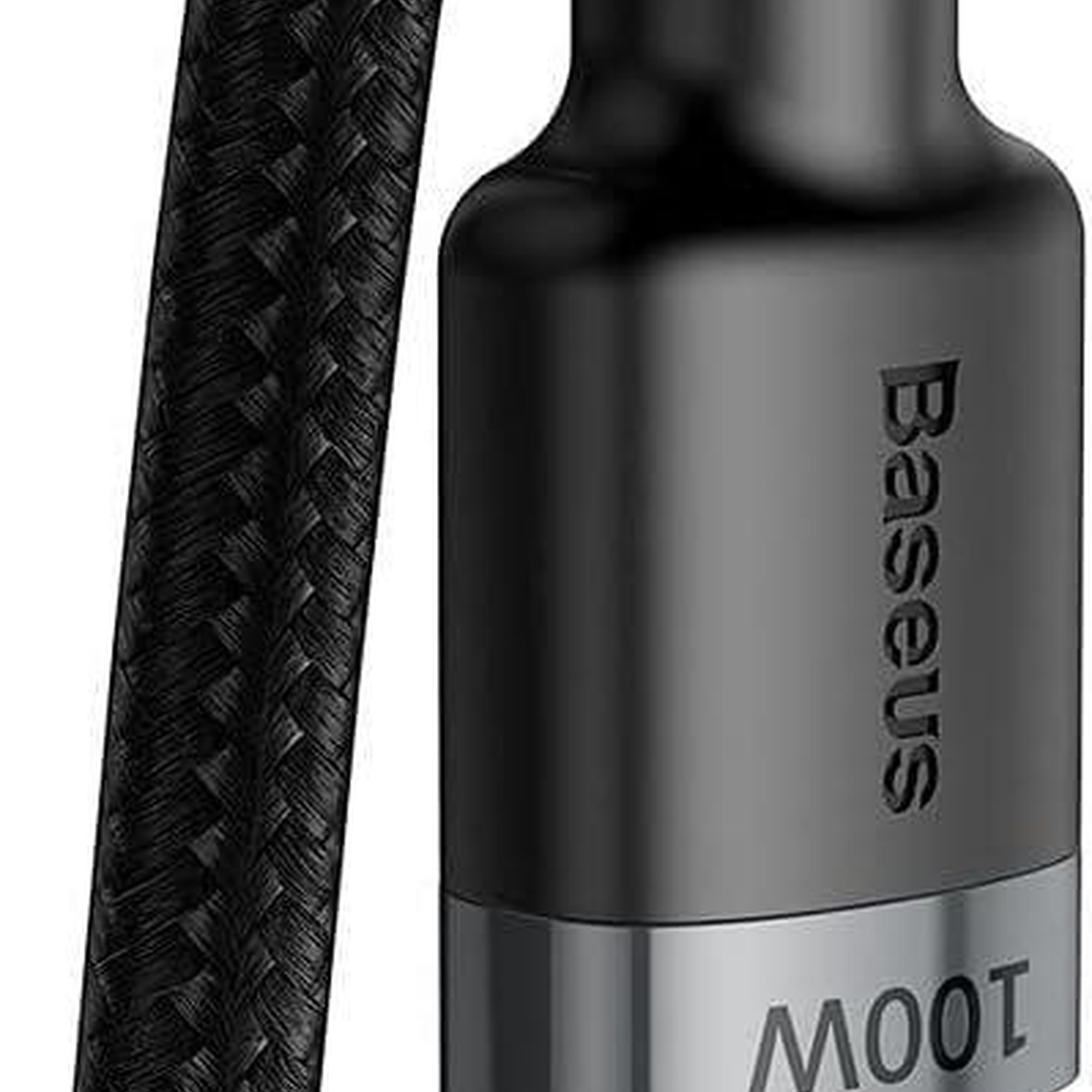 Baseus Cafule PD2.0 100W Flash Şarj Type-C to Type-C Kablo (20V 5A) 2m Gri+Siyah CATKLF-ALG1