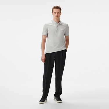  Boss Paule 4 Erkek Gri Polo