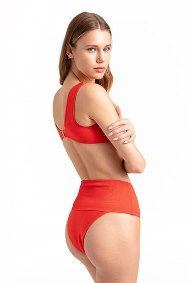  Movom Nikita Underwire Kadın Bikini Takım Kırmızı