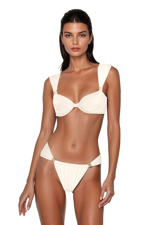  MOVOM VIDA UNDERWIRE RUCHED BİKİNİ KADIN BEYAZ