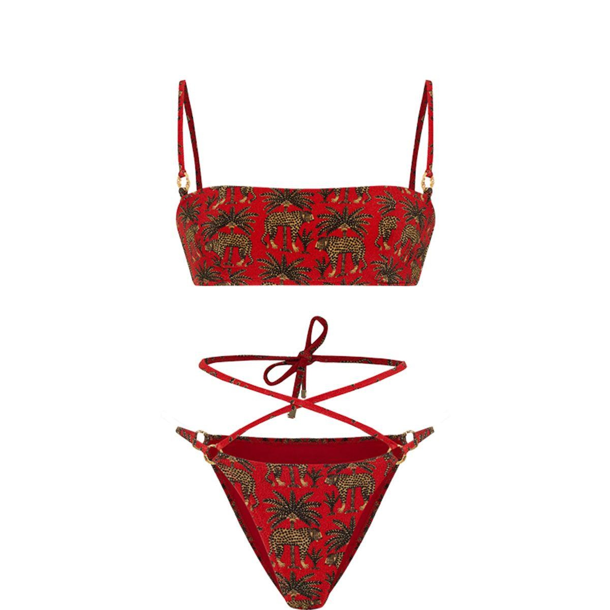 MOVOM SAVANNA BANDEAU BİKİNİ KADIN KIRMIZI