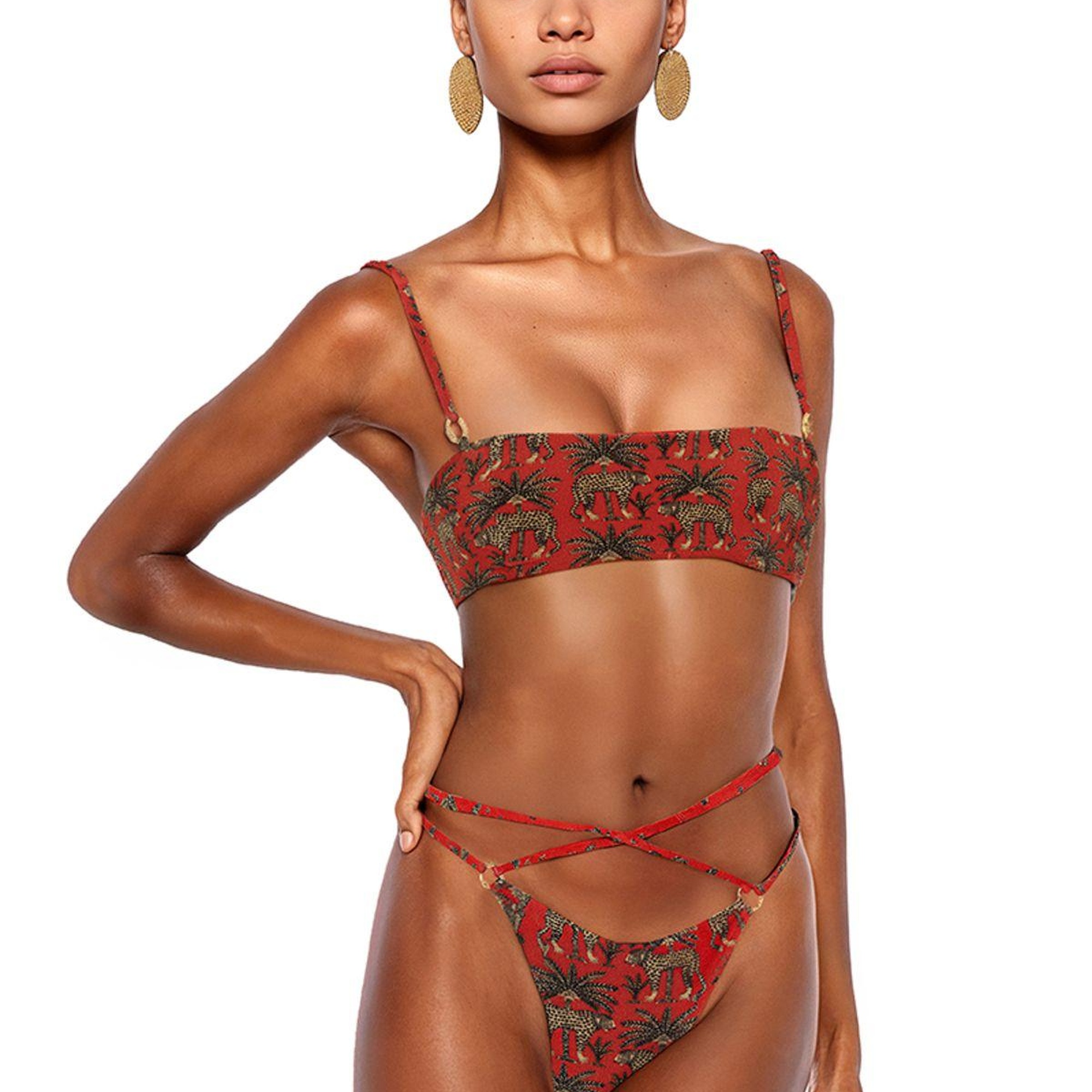 MOVOM SAVANNA BANDEAU BİKİNİ KADIN KIRMIZI