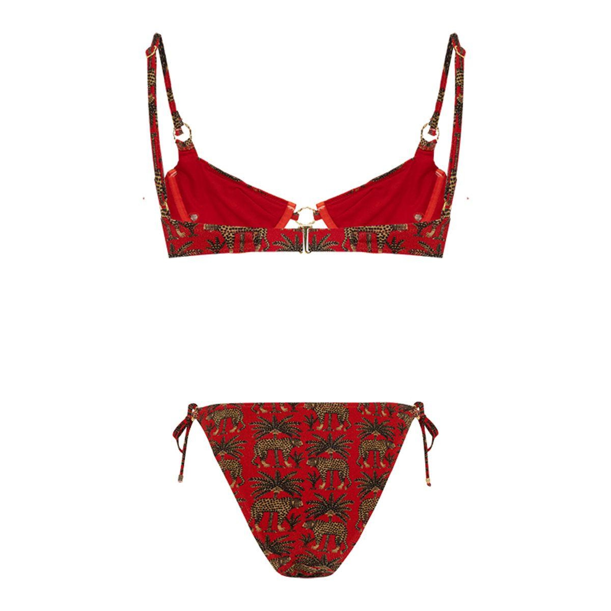 Movom Carmen Underwire Shell Kadın Bikini Takım Kırmızı