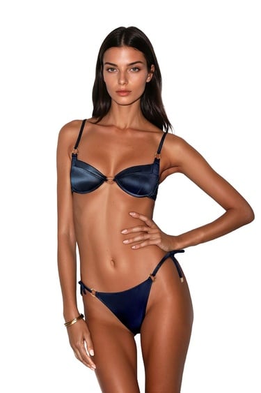  Movom Maris Underwire Shell Kadın Bikini Takım Lacivert