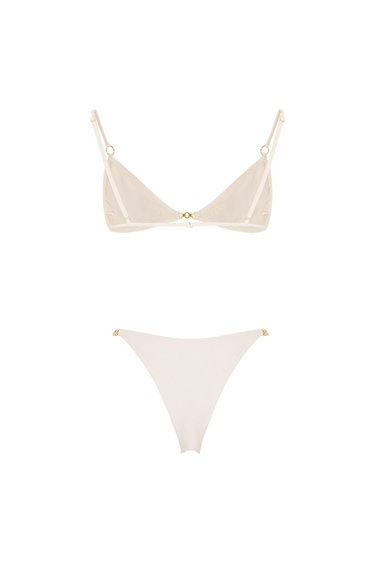  Movom Lyra Triangle Kadın Bikini Takım Beyaz