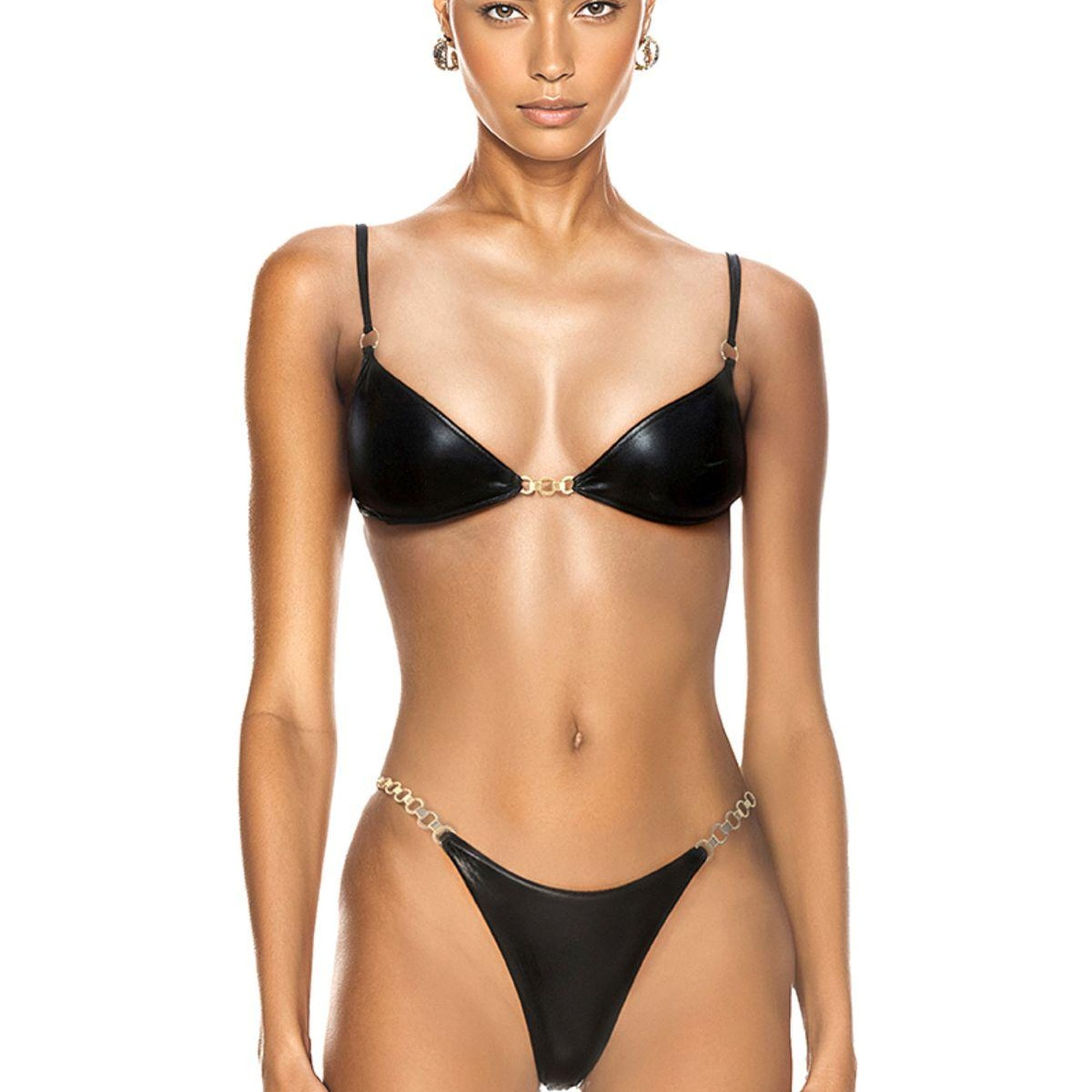 Movom Noir Triangle Kadın Bikini Takım Siyah