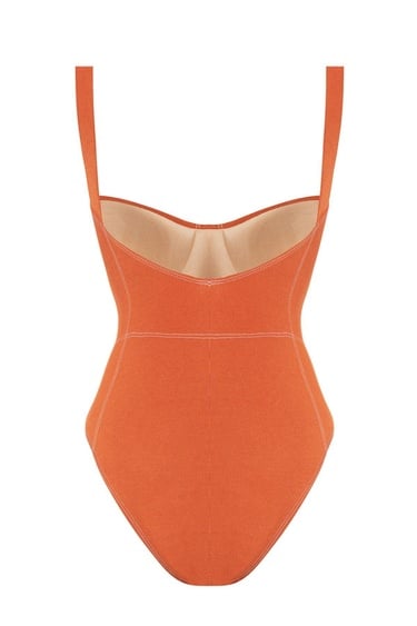  Movom Dune Salopette Mayo Kadın Turuncu