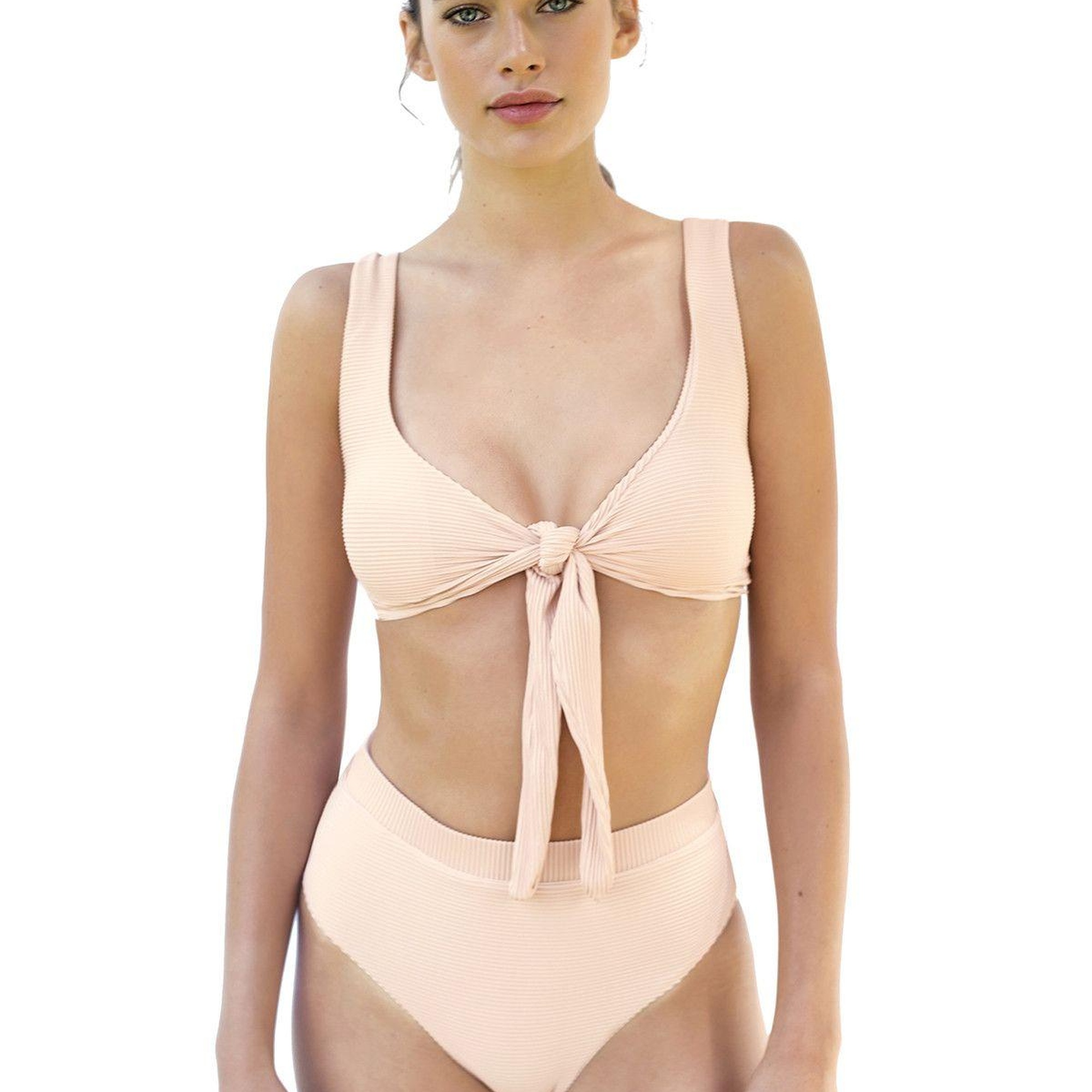 MOVOM DIANE TIE-FRONT BİKİNİ KADIN PUDRA