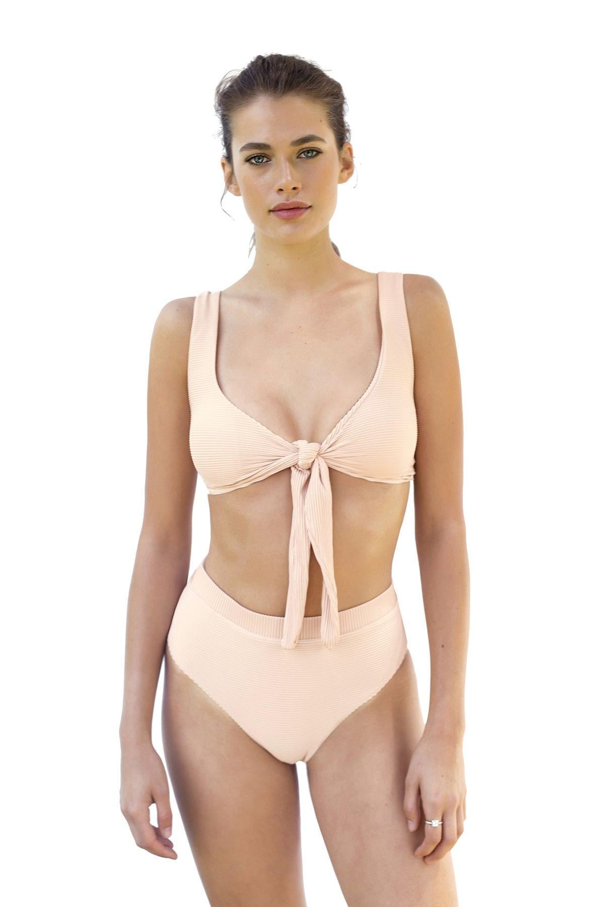  MOVOM DIANE TIE-FRONT BİKİNİ KADIN PUDRA