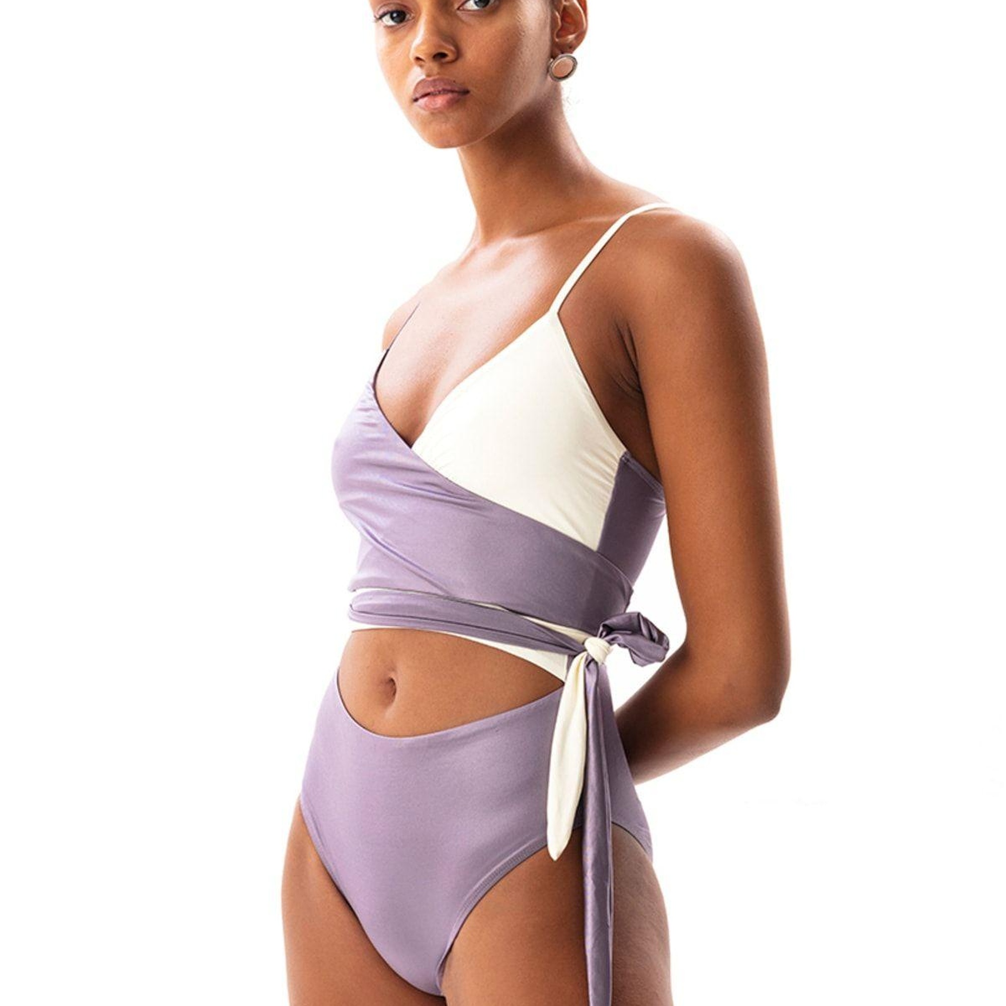 Movom Solana Wrap Mayo Kadın Lila