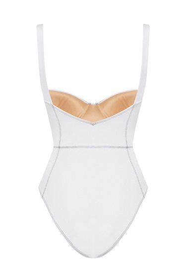  Movom Oasis Salopette Mayo Kadın Beyaz