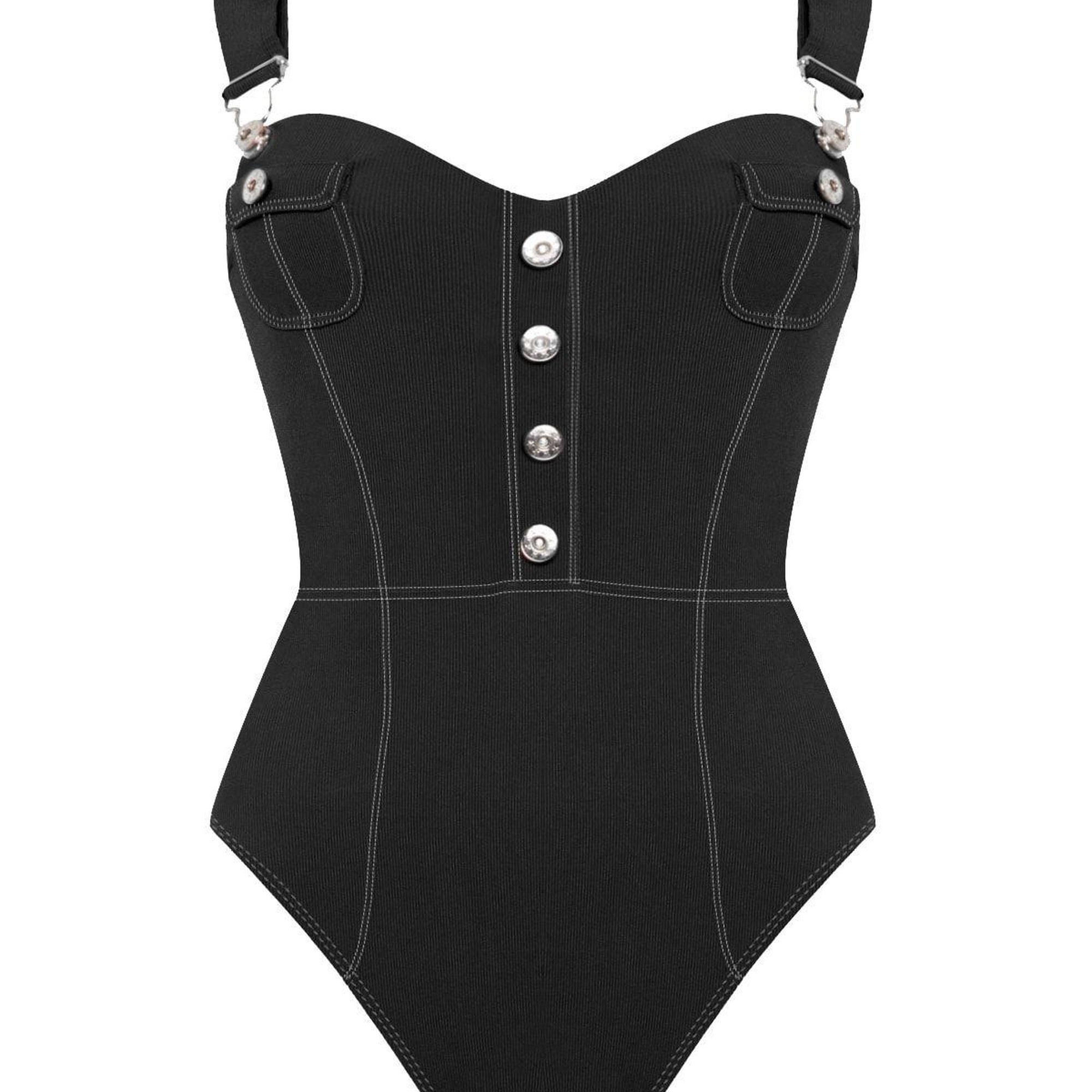 Movom Abyss Salopette Mayo Kadın Siyah