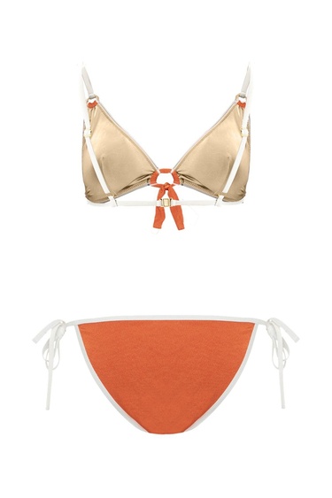  Movom Boa Triangle Kadın Bikini Takımı Turuncu