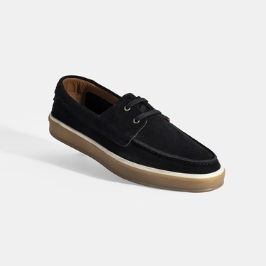  Erkek Lacivert Bağcıklı Süet Günlük Ayakkabı