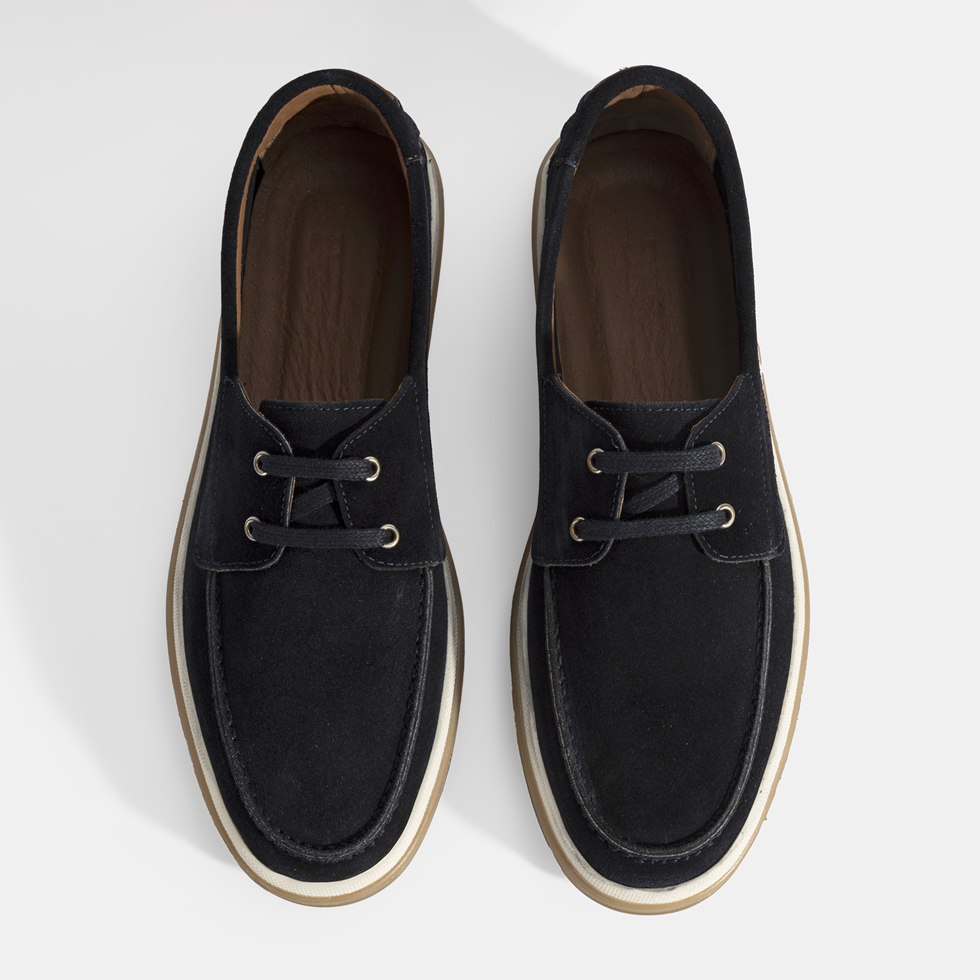 Erkek Lacivert Bağcıklı Süet Günlük Ayakkabı