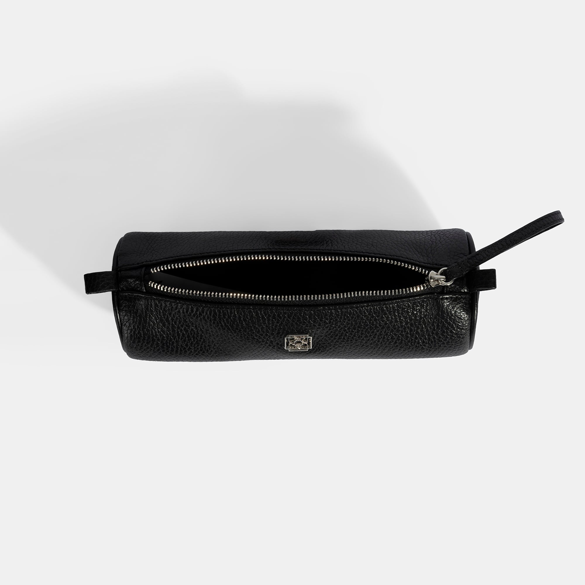 Siyah Deri Kalemlik/Tıraş/Makyaj Çantası