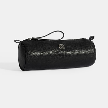  Siyah Deri Kalemlik/Tıraş/Makyaj Çantası