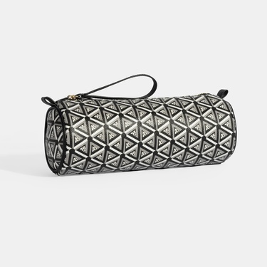  Siyah Monogram Desenli Kalemlik/Tıraş/Makyaj Çantası