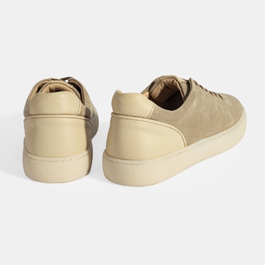  Erkek Vizon Bağcıklı Süet Günlük Ayakkabı