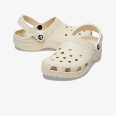  Crocs Classic Unisex Krem Terlik