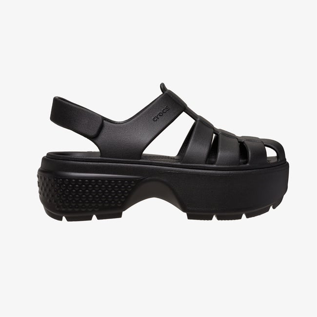  Crocs Stomp Fisherman Sandal Unisex Siyah Sandalet