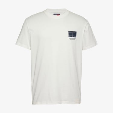  Tommy Jeans Graphic Ext Erkek Beyaz T-Shirt