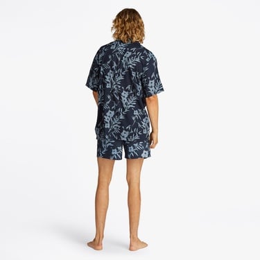  Tommy Hilfiger Bowling Print Erkek Mavi Gömlek