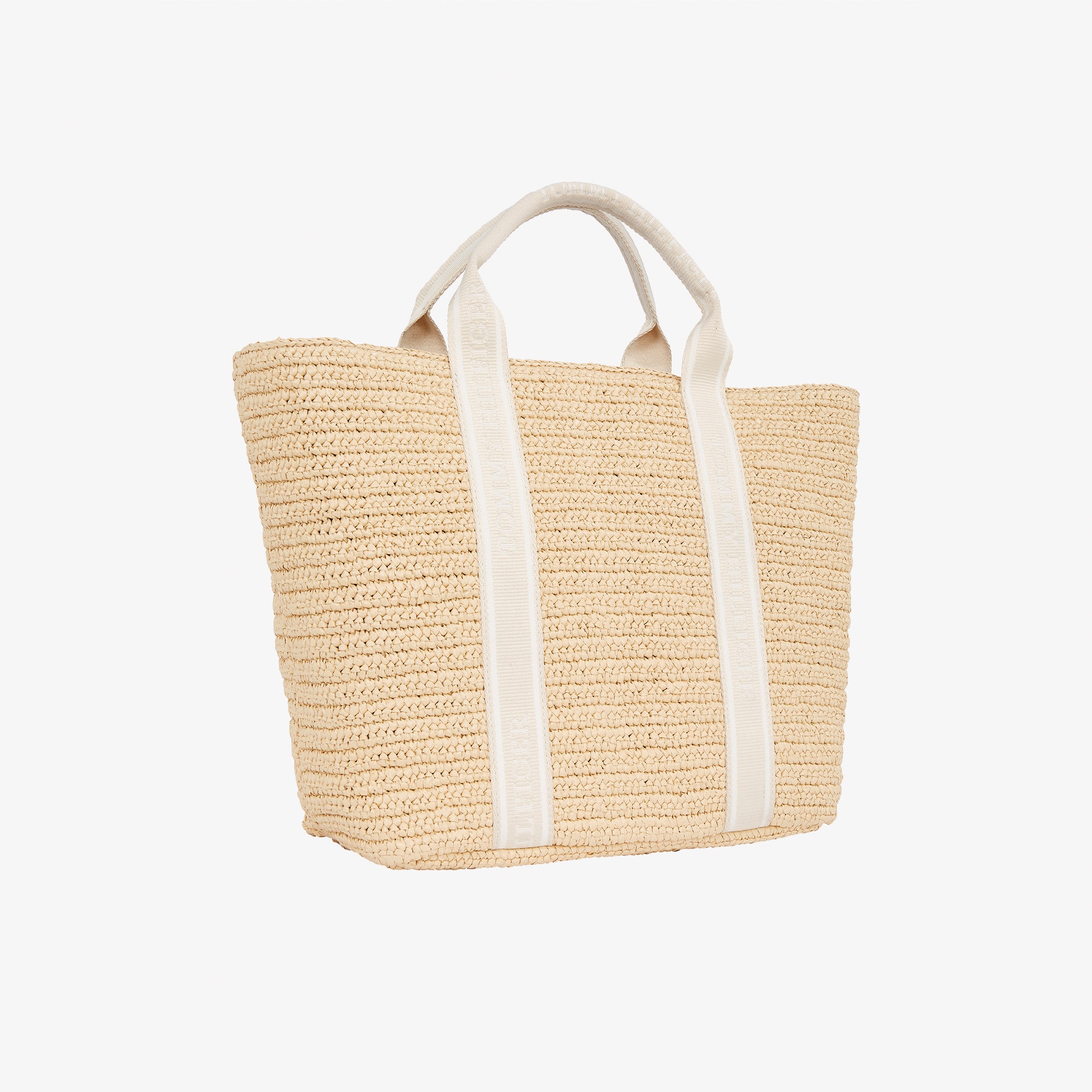 Tommy Hilfiger Spring Logo Kadın Bej Plaj Çantası