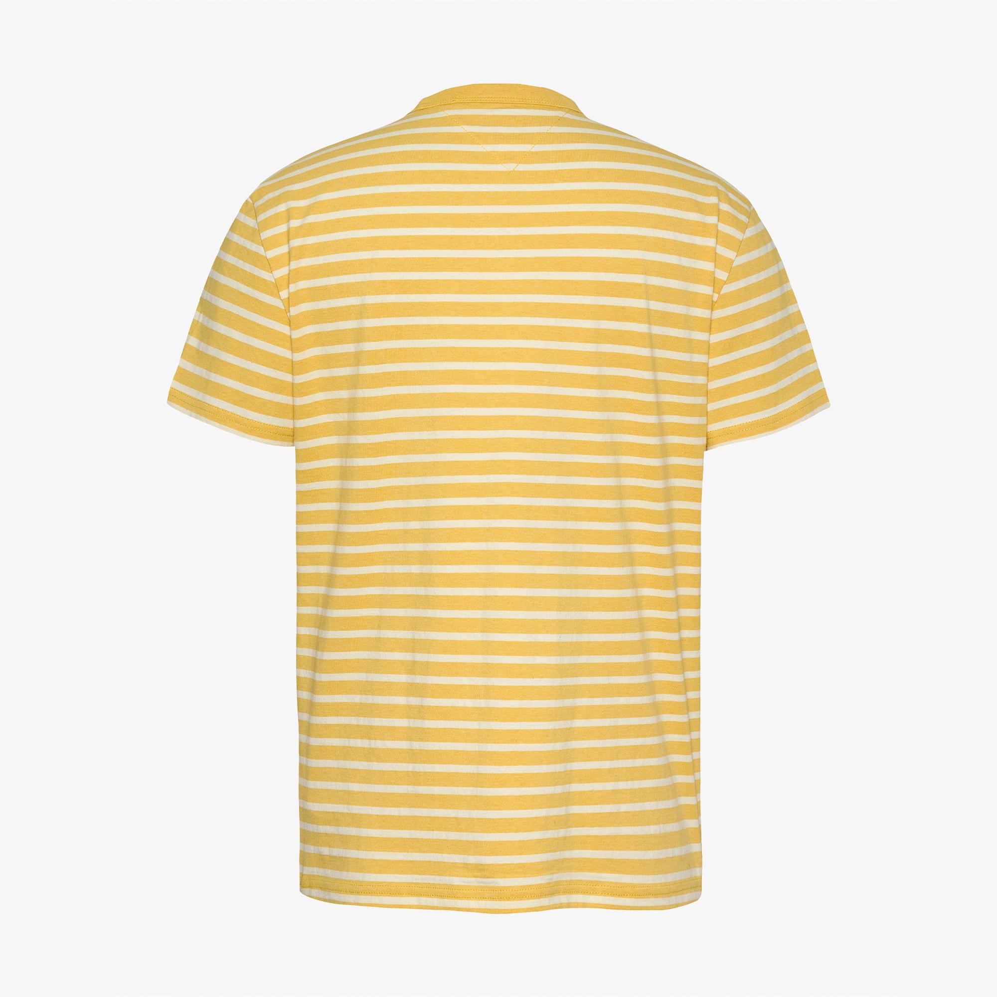 Tommy Jeans Reg Breton Stp Erkek Sarı T-Shirt