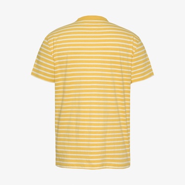  Tommy Jeans Reg Breton Stp Erkek Sarı T-Shirt