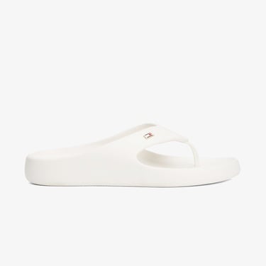  Tommy Hilfiger Comfort Beach Kadın Beyaz Terlik