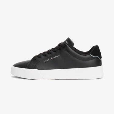  Tommy Hilfiger Court Detail Erkek Siyah Sneaker