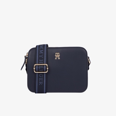  Tommy Hilfiger Logotape Kadın Lacivert El Çantası