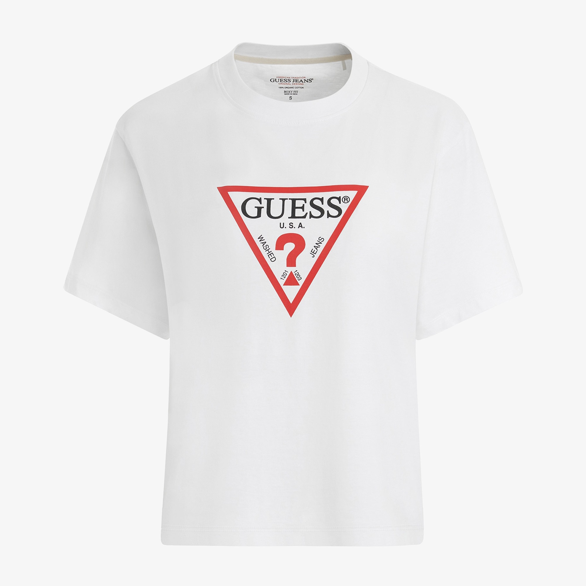 Guess Kadın Beyaz T-Shirt
