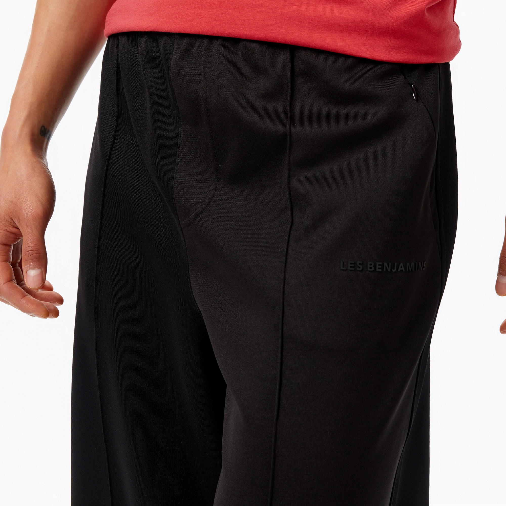 Les Benjamins 402 Erkek Siyah Bol Paça Pantolon