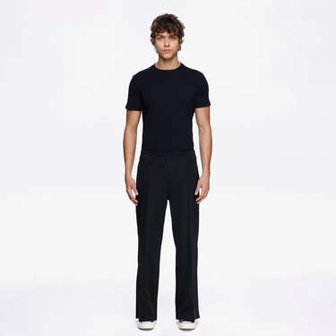  Les Benjamins 402 Erkek Siyah Bol Paça Pantolon