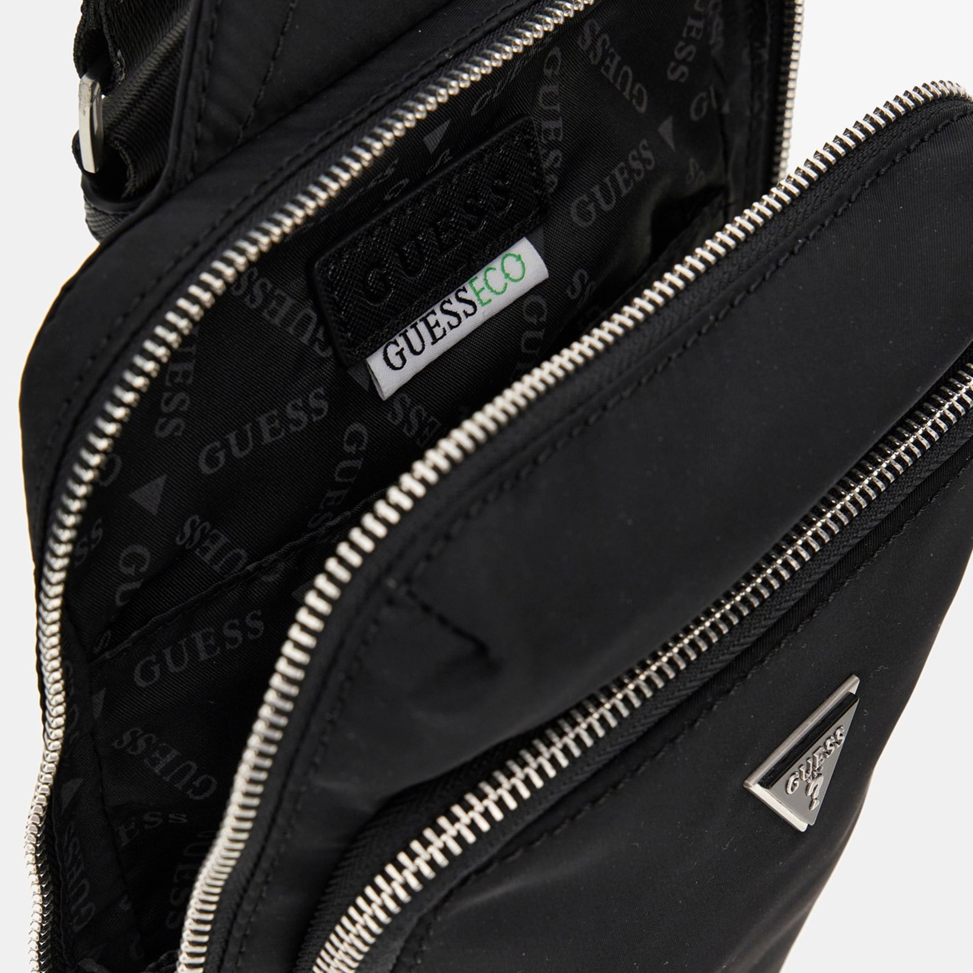 Guess Milano Compact Erkek Siyah Çapraz Askılı Çanta